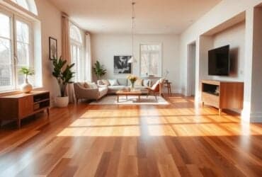 A spacious living room featuring hardwood floors and large windows, showcasing a bright and inviting atmosphere. A spacious living room featuring hardwood floors and large windows, showcasing a bright and inviting atmosphere.